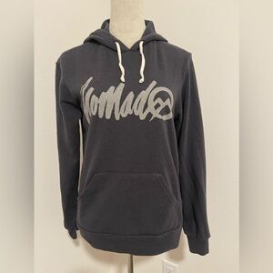 Light black hooded sweatshirt